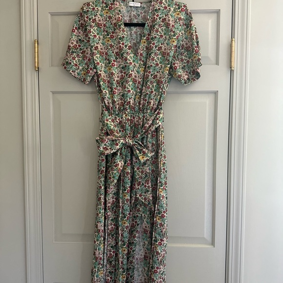 Sandro Fion Floral Midi Dress - Picture 1 of 10